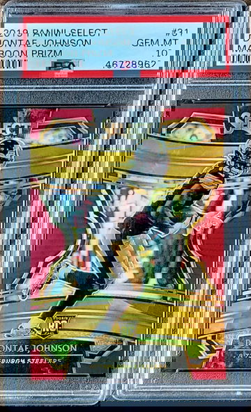 2019 SP /149 DIONTAE JOHNSON Panini Select MAROON Prizm PSA 10 POP 10 Rookie #31