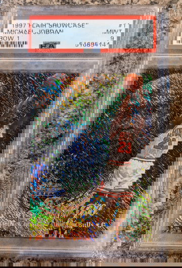 1997 Flair Showcase Michael Jordan Row 1 PSA 9