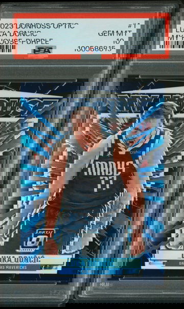 2023 Panini Donruss Optic My House Purple Luka Doncic #1 PSA 10