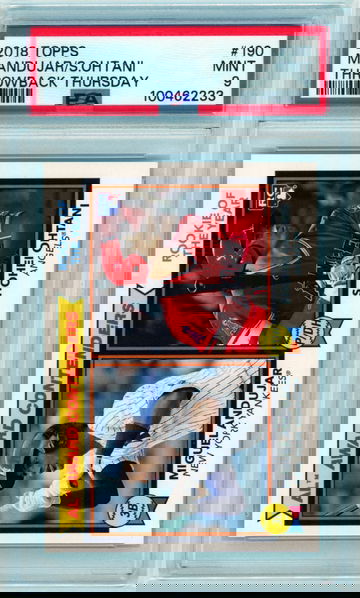 2018 Topps Throwback Thursday #190 M/Andujar/S.Ohtani PSA 9 MINT!