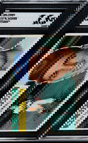 1956 Topps White Back Al Silvera SGC 3.5