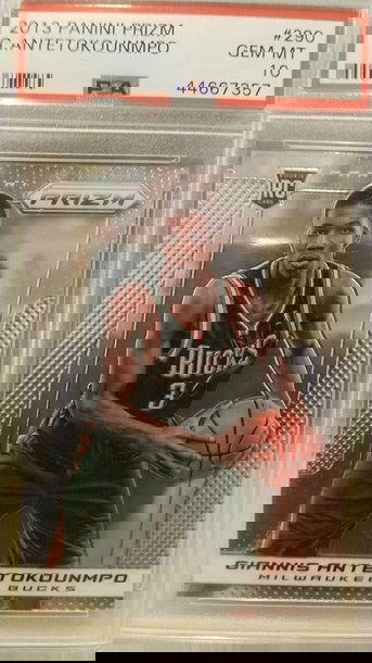 Giannis Antetokounmpo 2013 Panini Prizm #290 Rc PSA 10