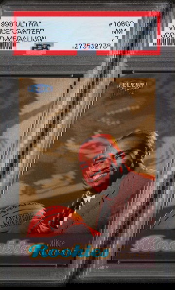 1998 Ultra Gold Medallion Vince Carter #106G PSA 7