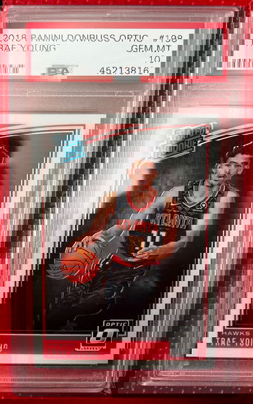2018 Panini Donruss Optic Trae Young #198 Rated Rookie PSA 10