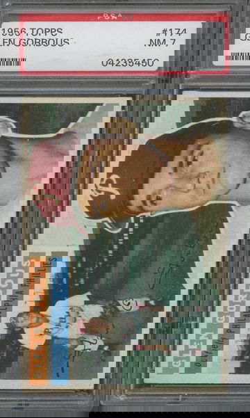 1956 Topps #174 Glen Gorbous Philadelphia Phillies  PSA 7 NM