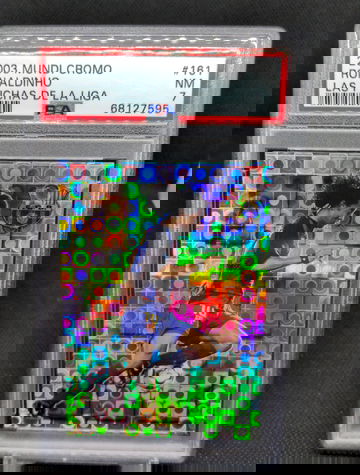 2003 Mundicromo Las Fichas De La Liga El Crack #161 Ronaldinho PSA 7