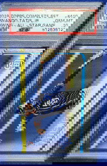 2019 Topps Complete Set Fernando Tatis Jr #410 Throwing-All Star Game PSA 10