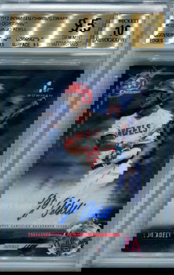 2017 Bowman Chrome Jo Adell BGS 9.5 auto 10