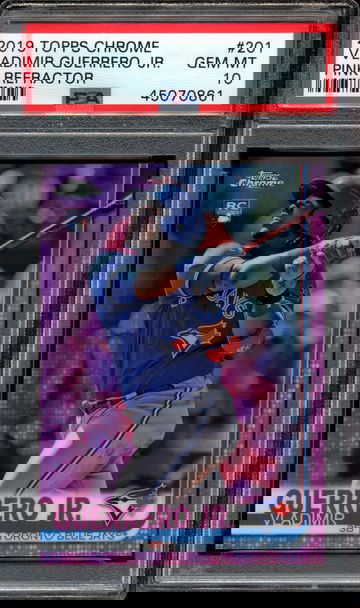 Vladimir Guerrero Jr. RC Pink Refractor PSA 10 GEM MINT