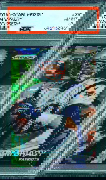 2014 Panini Prizm Tom Brady CAMO Prizm #36 PSA 9 POP 1