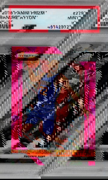 2018 Prizm DeAndre Ayton PINK ICE PSA 9
