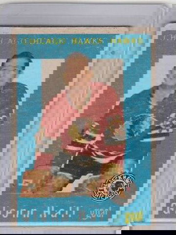 1959 60 Topps #32 Glenn Hall Chicago Blackhawks Hall of Fame