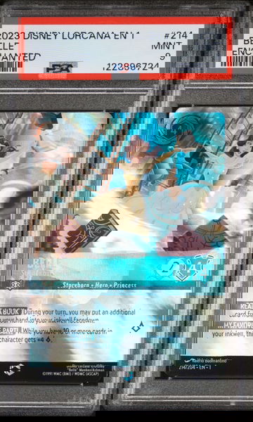 2023 Disney Lorcana The First Chapter Enchanted Belle #214 PSA 9