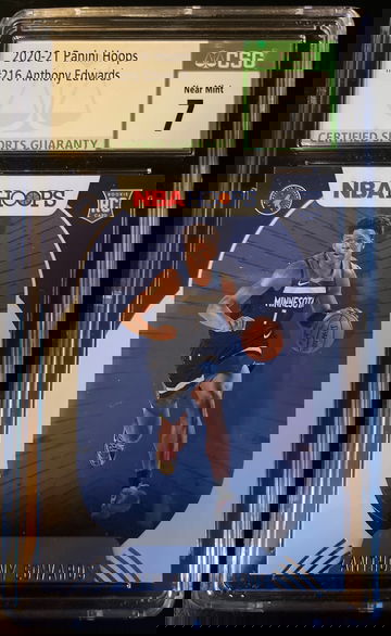 2020-21 Hoops  Anthony Edwards Rookie NM 7