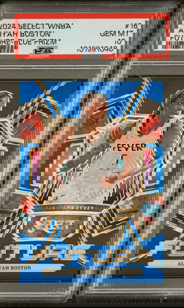 2024 Panini Select WNBA Future Blue Prizm Aliyah Boston #16 PSA 10