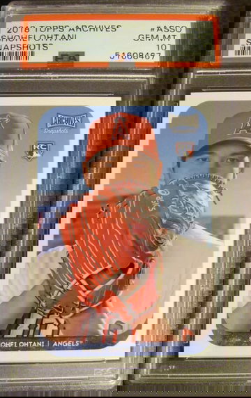 2018 Topps Archives Snapshots Shohei Ohtani PSA 10 Gem-Mint