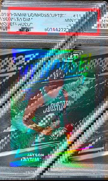 2019 Optic My House Holo Jayson Tatum #11 PSA 9 mint Celtics