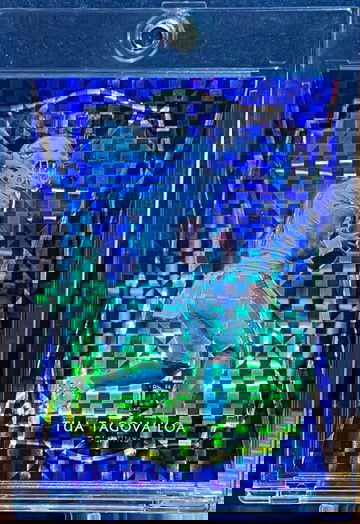 2020 Panini Select Tua Tagovailoa Rookie Premier Blue Prizm RC /149