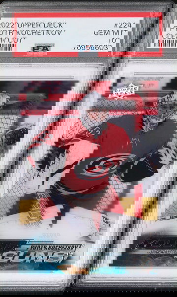 2022 Upper Deck Pyotr Kochetkov #224 Clear Cut PSA 10