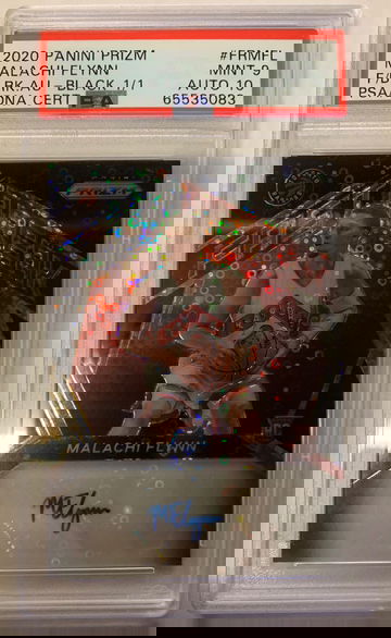 2020 Panini Prizm Malachi Flynn Rookie Fastbreak Auto Black 1/1
