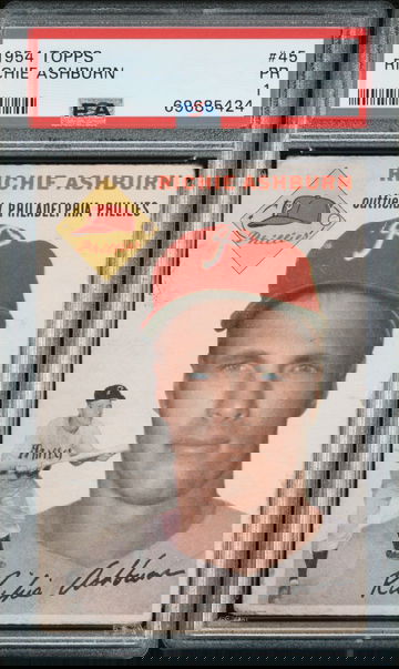 1954 Topps Richie Ashburn #45 PSA 1 PR