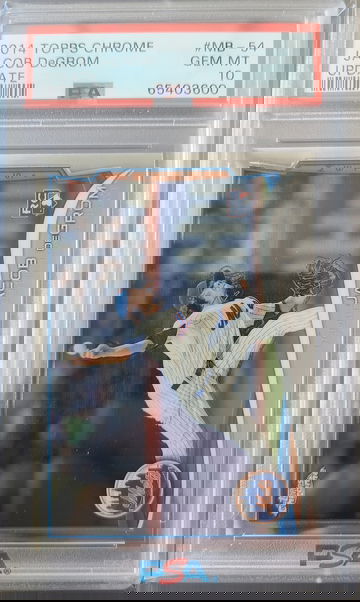 2014 Topps Chrome Update Jacob DeGrom PSA 10