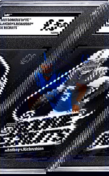 2023 Donruss Optic Rookie Recruits Anthony Richardson #1 SGC 9.5