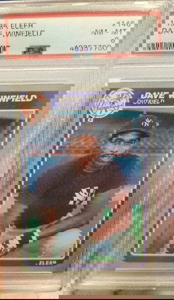 DAVE WINFIELD 1985 FLEER PSA 8