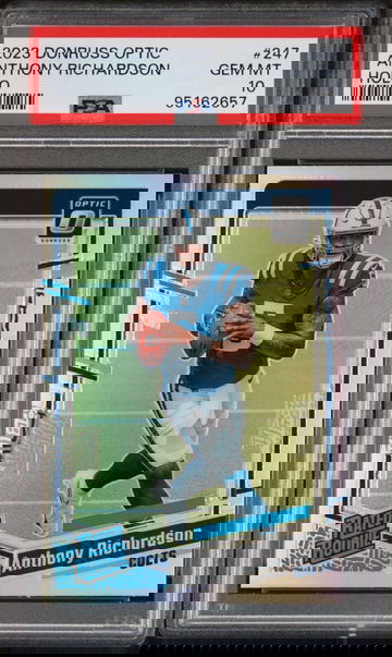 2023 Donruss Optic Anthony Richardson Holo PSA 10 GEM MT #247 RC Colts