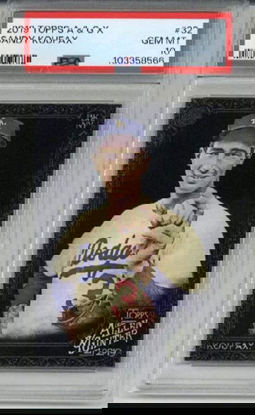 2019 TOPPS ALLEN & GINTER X #32 SANDY KOUFAX LOS ANGELES DODGERS PSA 10