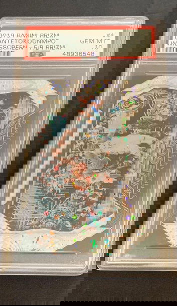 2019 Prizm Widescreen Fast Break Silver Giannis Antetokounmpo PSA 10