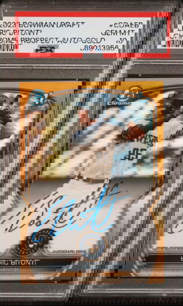 2023 Bowman Draft Eric Bitonti Gold Auto /50 PSA 10