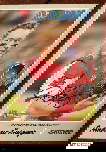 Andrew Knizner 2019 Heritage Real One Auto Autograph #ROA-AK Memphis Redbirds