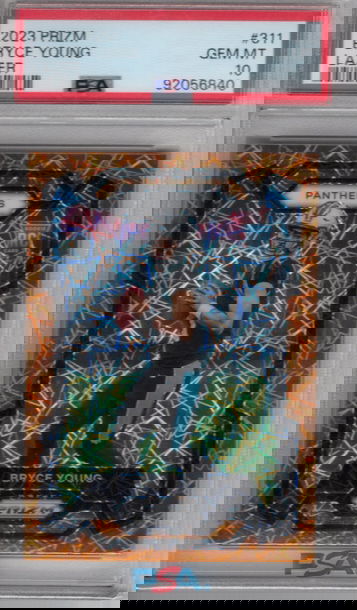 2023 Prizm Bryce Young Orange Lazer