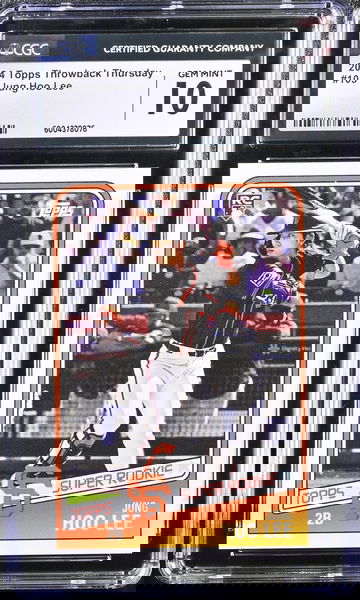 2024 TOPPS TBT JUNG HOO LEE #105 CGC 10 GEM Mint star rookie limited print /2716 CGC 10