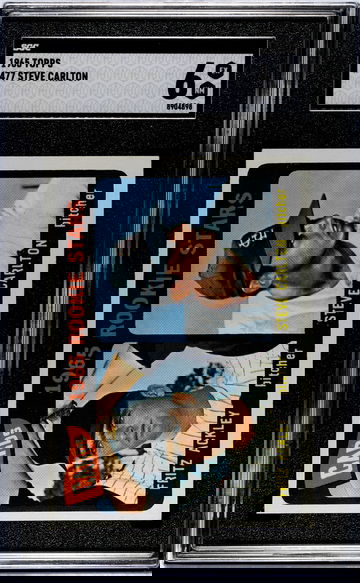 1965 Topps Steve Carlton SGC 6