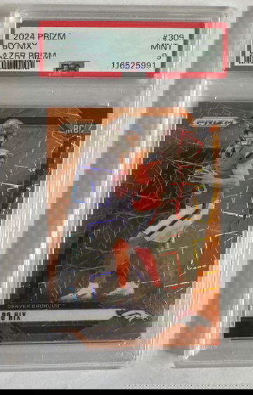 2024 Lazer prizm Bo Nix number 309 RC