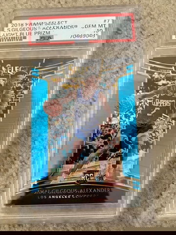 2018 Shai Gilgeous-Alexander Select Light Blue Prizm /299