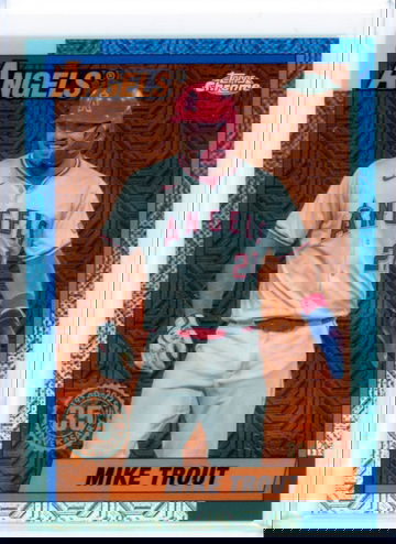 2025 Topps Silver Pack #T90C-54 Mike Trout Orange Refractor