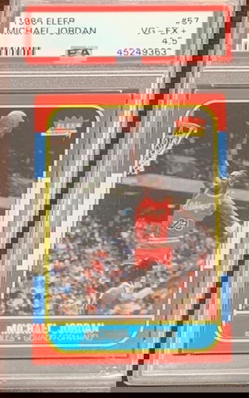 1986 Fleer Michael Jordan PSA 4.5