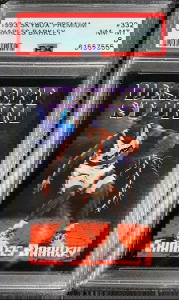 1993-94 Skybox Premium Charles Barkley #332 PSA 8 NM-MIINT HOF Pop 3