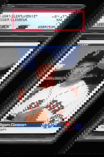 1984 FLEER UPDATE ROGER CLEMENS PSA 7