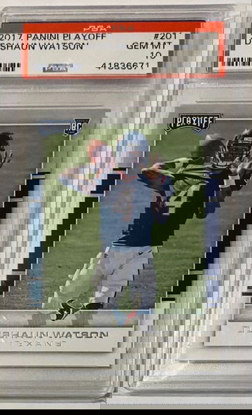 2017 Panini Playoff Deshaun Watson GEM-MT PSA 10