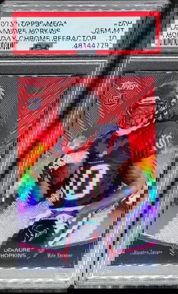 DeAndre Hopkins 2013 Topps Mega Holiday Chrome Refractor Rookie PSA 10 POP 23