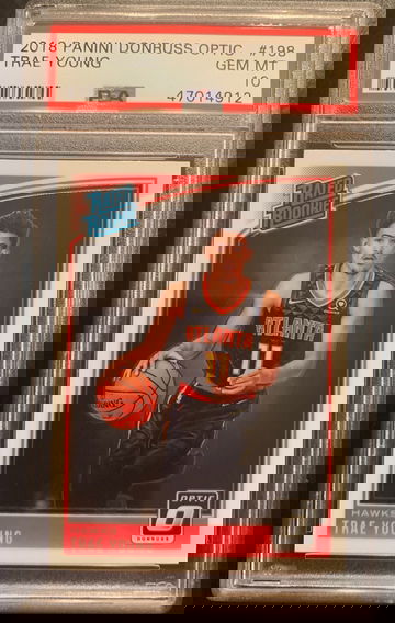 2018 Donruss Optic Trae Young PSA 10