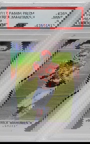 2017 Panini Prizm Patrick Mahomes II #269 PSA 9