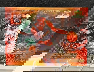 2003-04 Upper Deck  LeBron James  Freshman Season Collection  Game 52  Cavs Lakers 