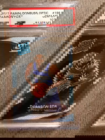 2017 Optic DeAaron Fox PSA 10 Gem Mint 