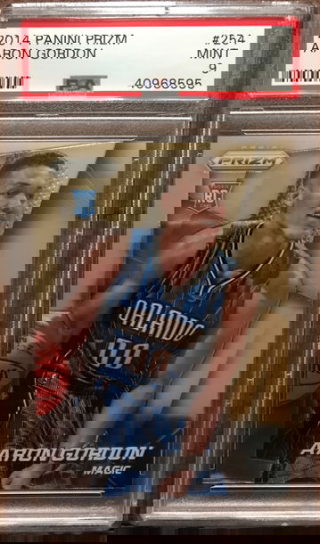 2014 Panini Prizm Aaron Gordon Rookie PSA 9 Mint