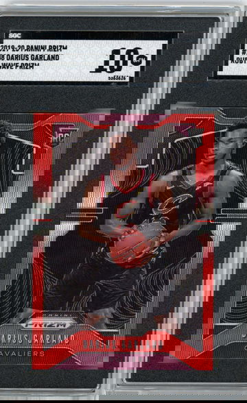 2019-20 Panini Prizm Darius Garland #288 RC Ruby Wave Prizm SGC 10 GEM MINT